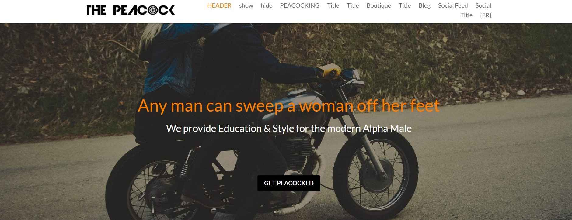 The Peacock The Peacock